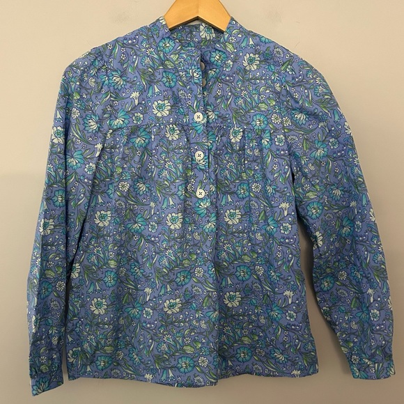 J.Crew Fresco Top In Floral Cotton Poplin - Picture 4 of 10